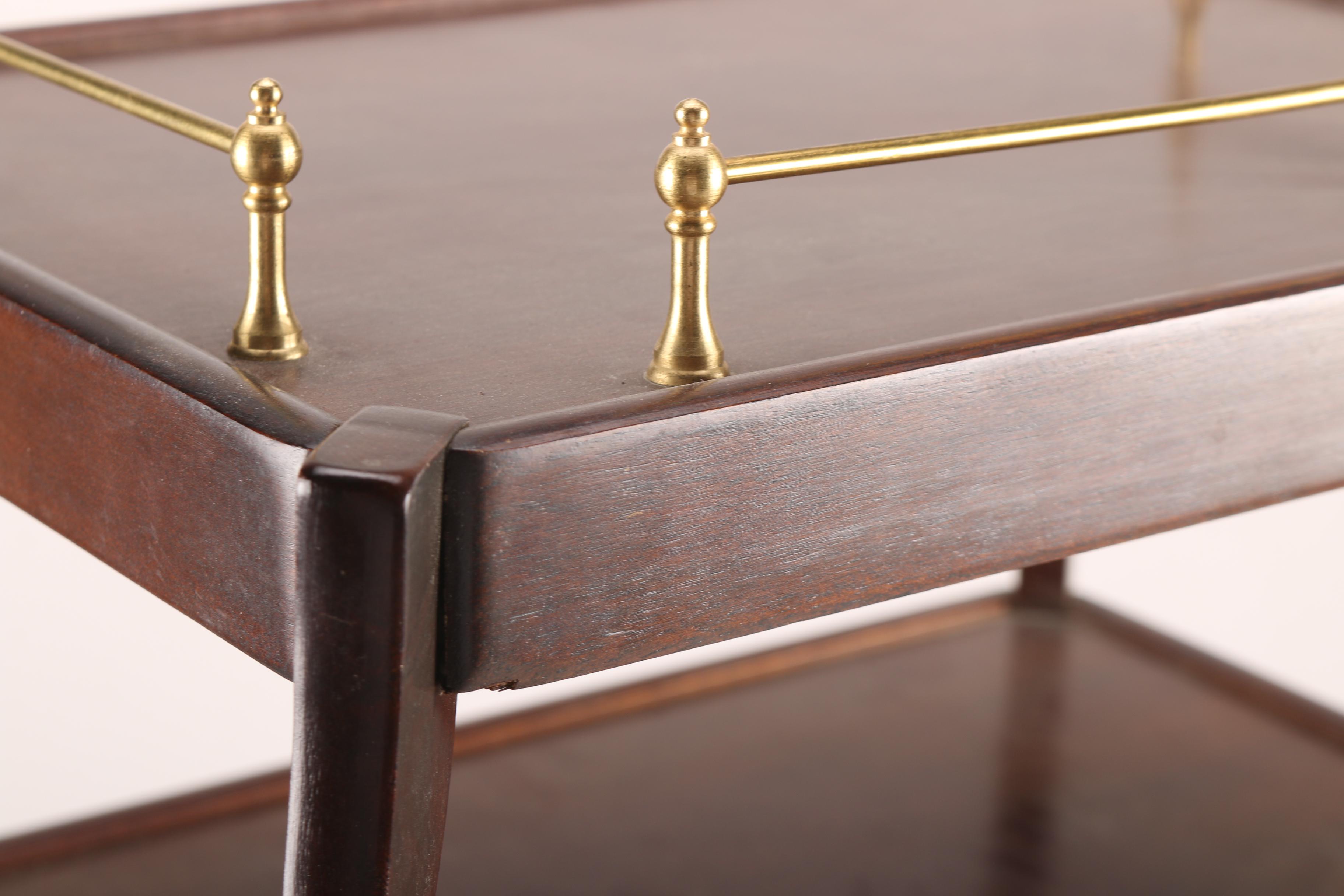 Tiered Walnut Butlers Table