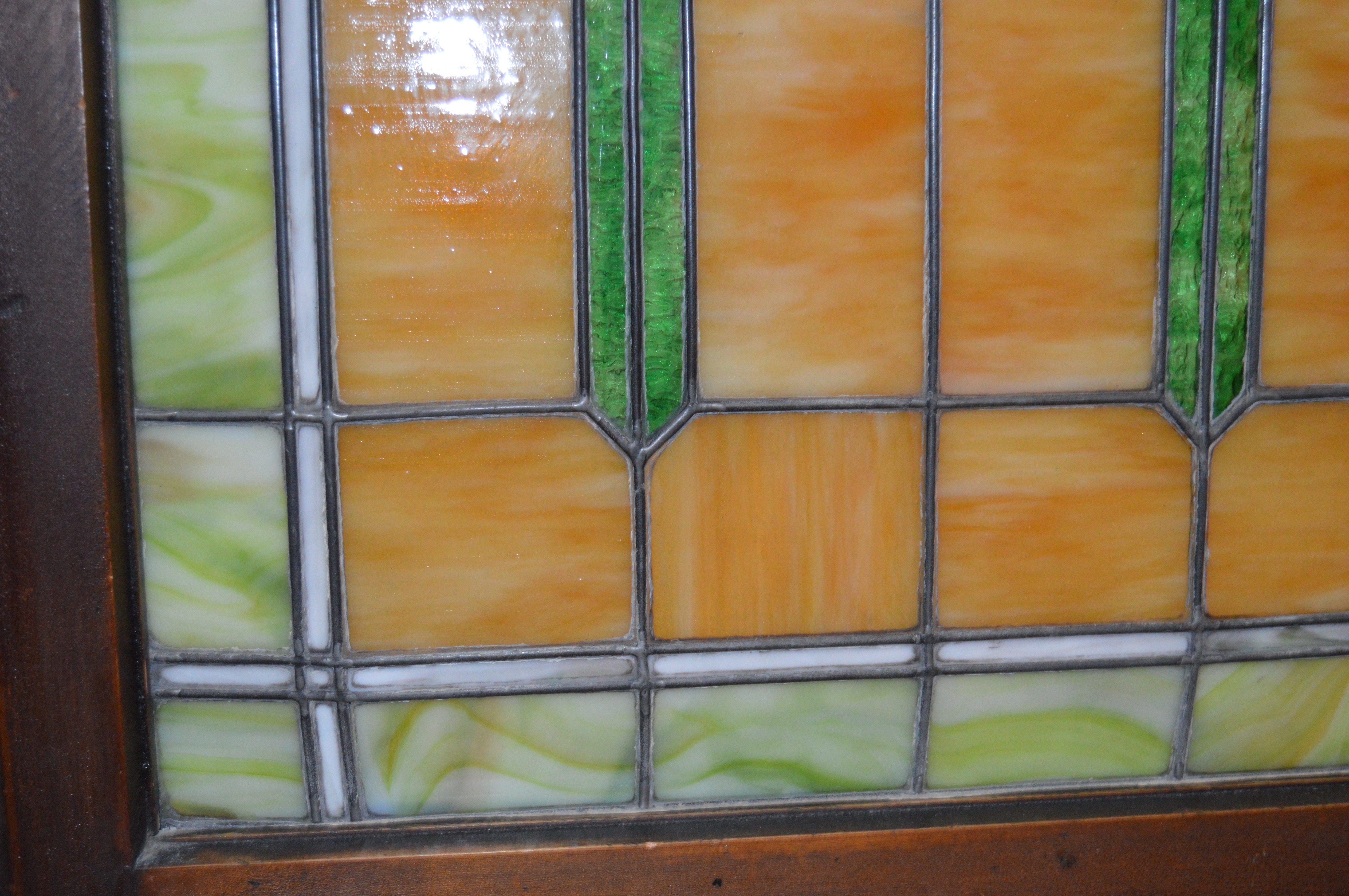 Arts and Crafts Style Stained Glass Window