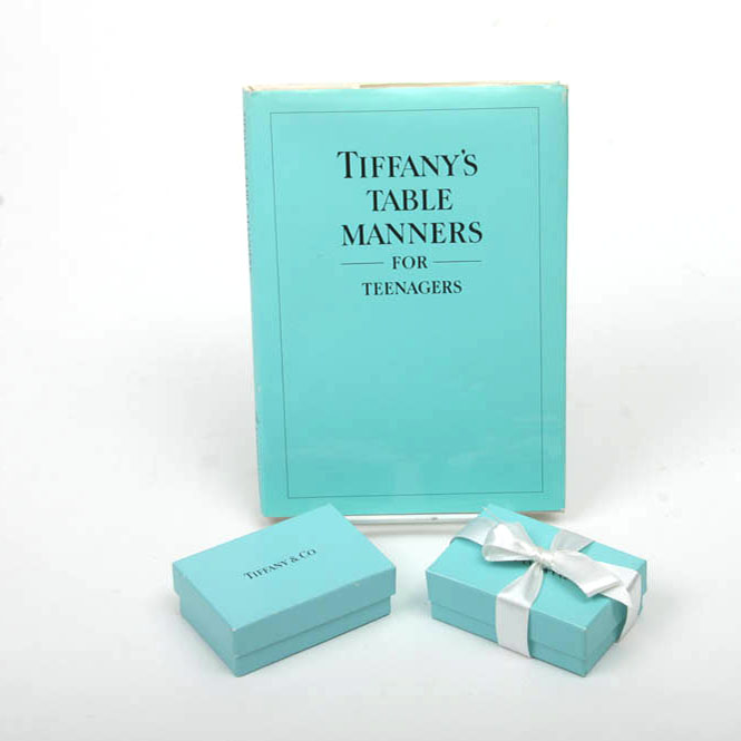 Tiffany's Boxes and "Tiffany's Table Manners For Teenagers" Book