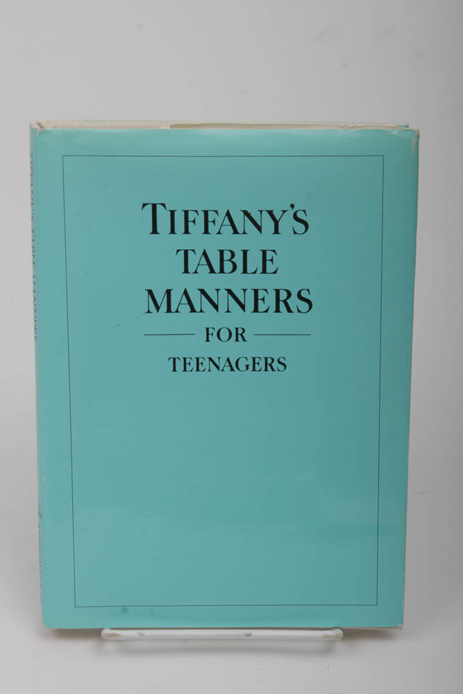 Tiffany's Boxes and "Tiffany's Table Manners For Teenagers" Book