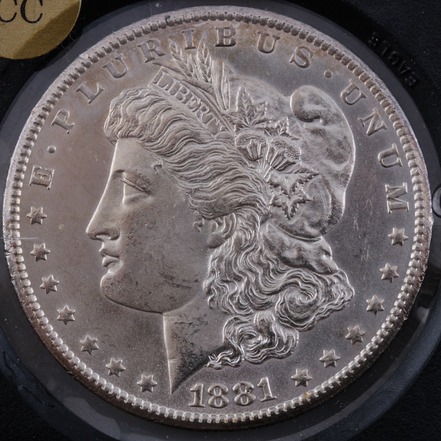 Low Mintage 1881 Carson City Silver Morgan dollar