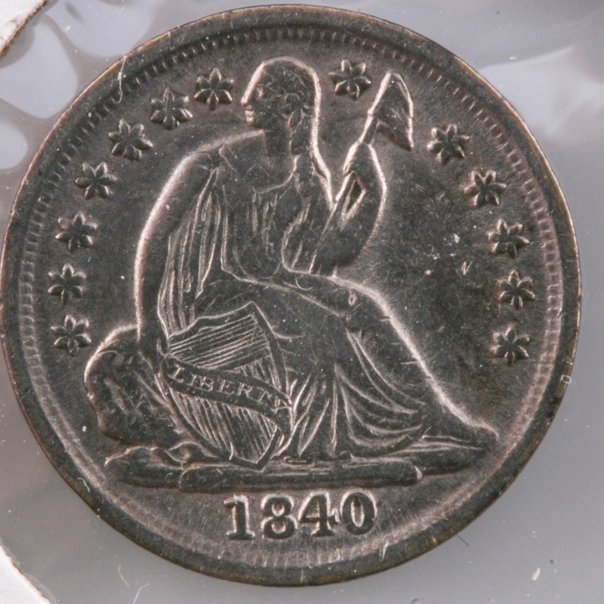 1840 O Seated Liberty Silver Half Dime