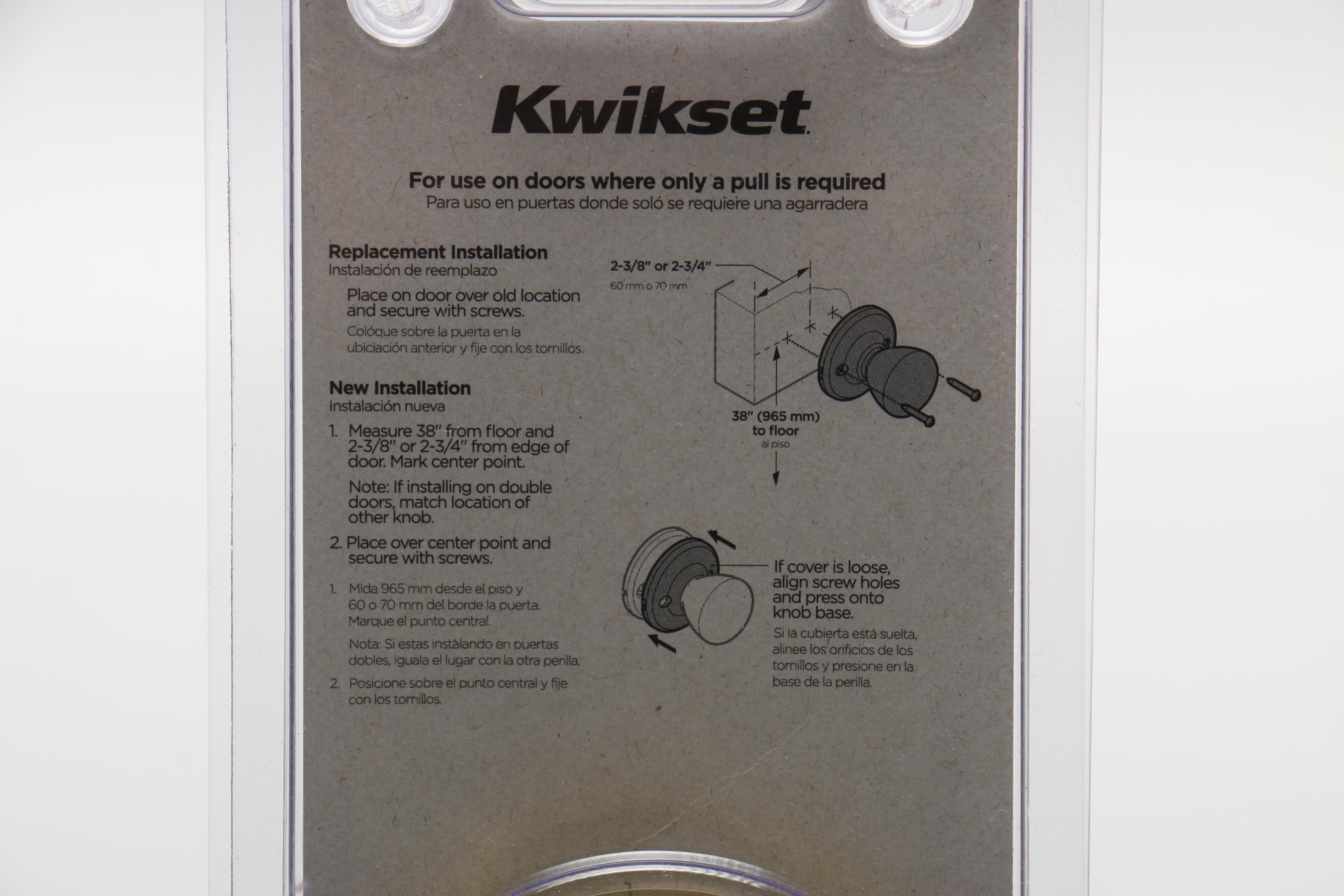 Generous Assortment of Door Knob Hardware Including Kwikset