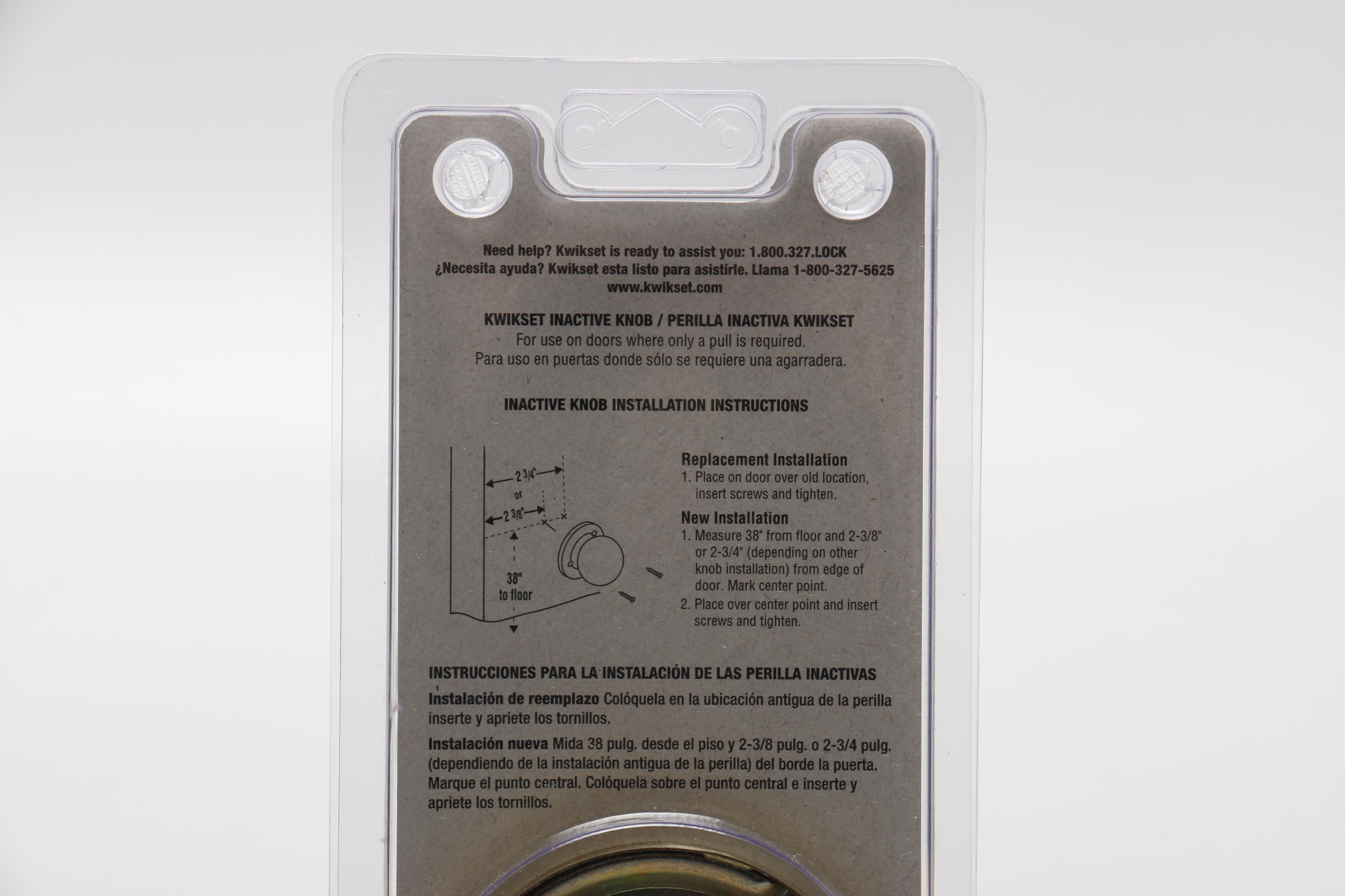 Generous Assortment of Door Knob Hardware Including Kwikset