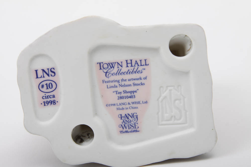 Five Piece Town Hall Christmas Village