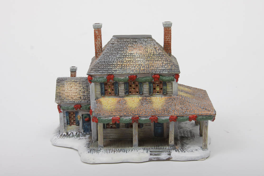 Five Piece Town Hall Christmas Village