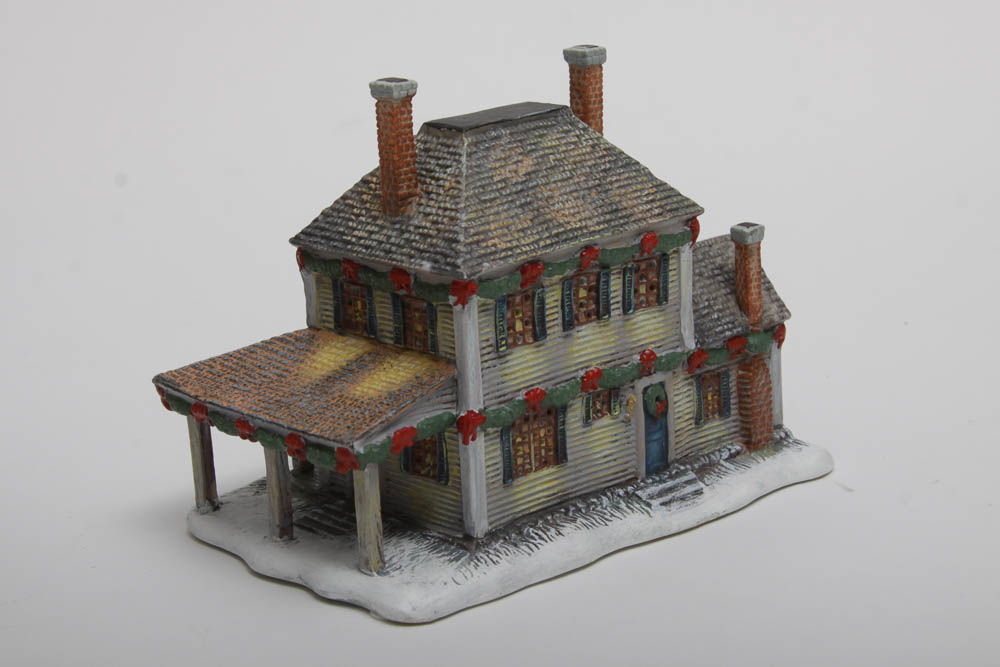 Five Piece Town Hall Christmas Village
