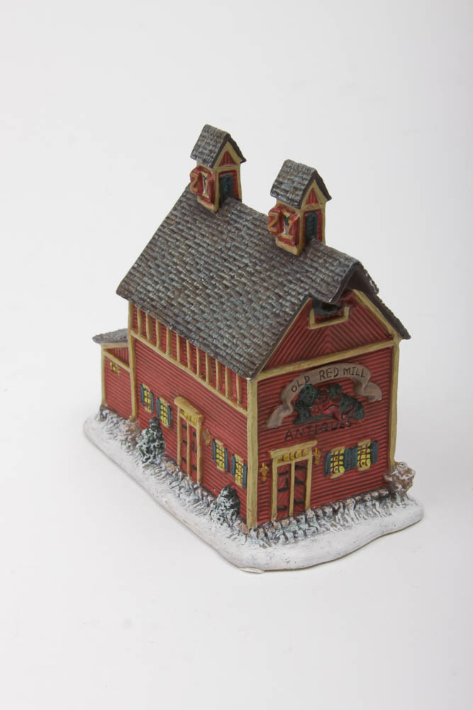 Five Piece Town Hall Christmas Village