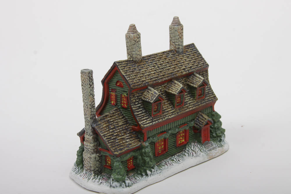 Five Piece Town Hall Christmas Village