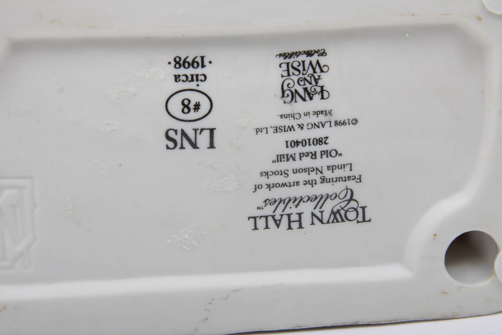 Five Piece Town Hall Christmas Village