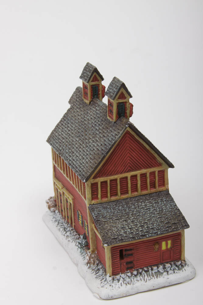 Five Piece Town Hall Christmas Village