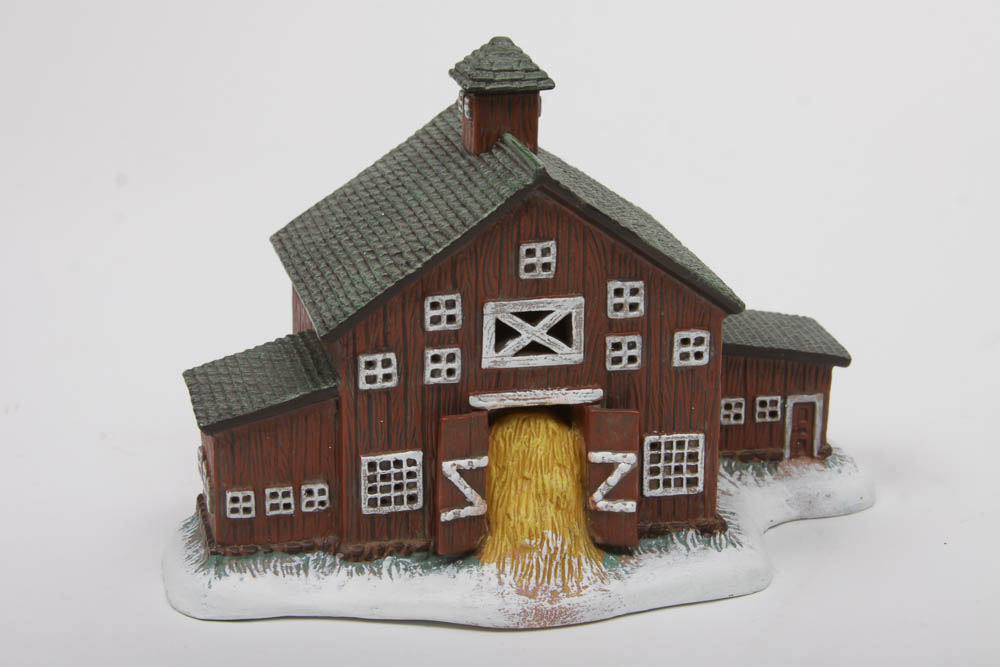 Five Piece Town Hall Christmas Village