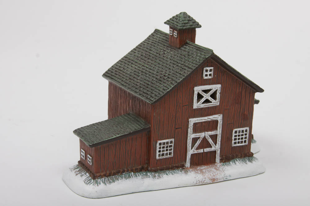 Five Piece Town Hall Christmas Village