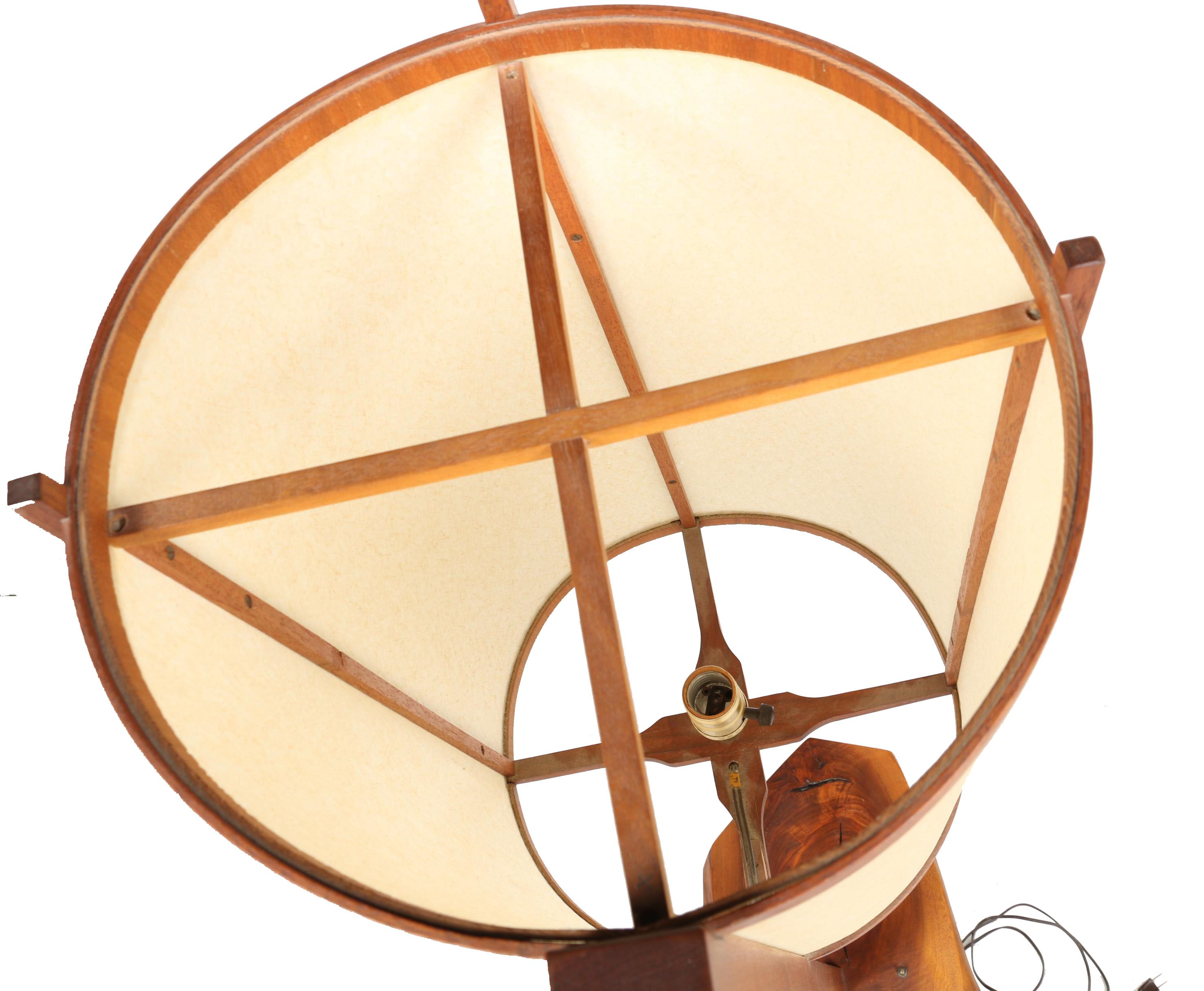 Vintage George Nakashima Floor Lamp With Provenance