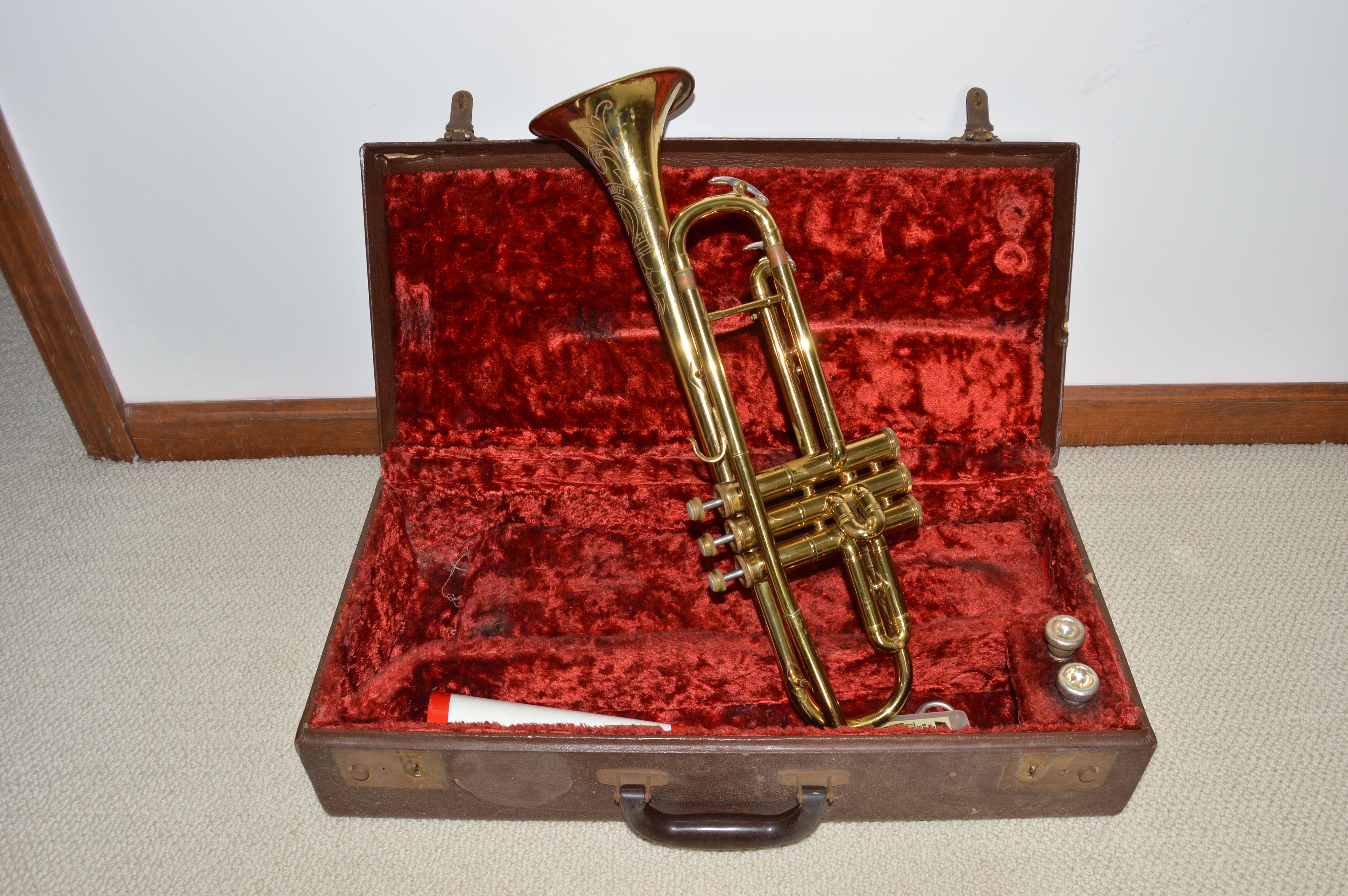 Vintage Hamilton Trumpet and Case