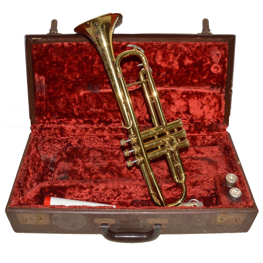 Vintage Hamilton Trumpet and Case