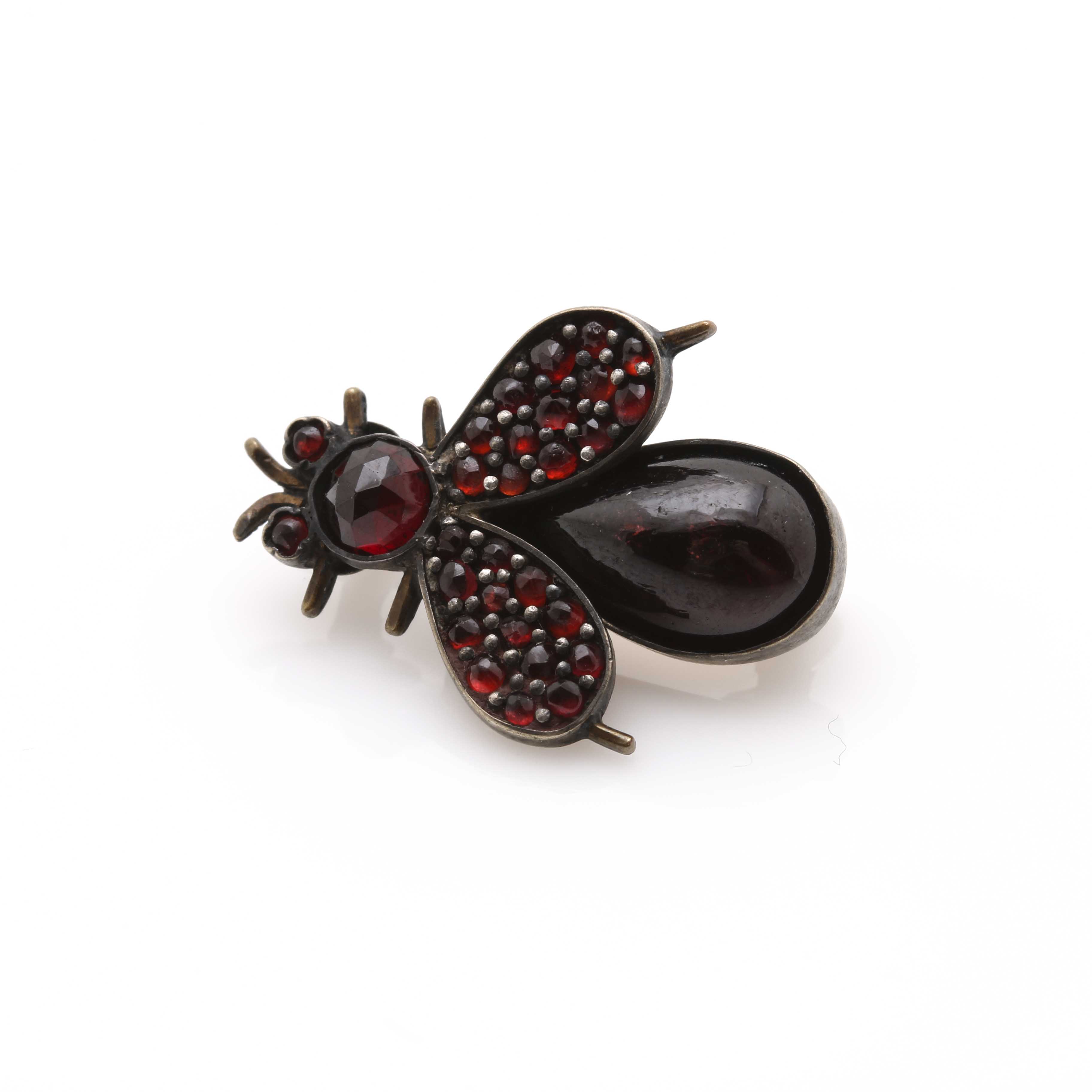 Sterling Silver Peacock Brooch and Costume Fly Pin