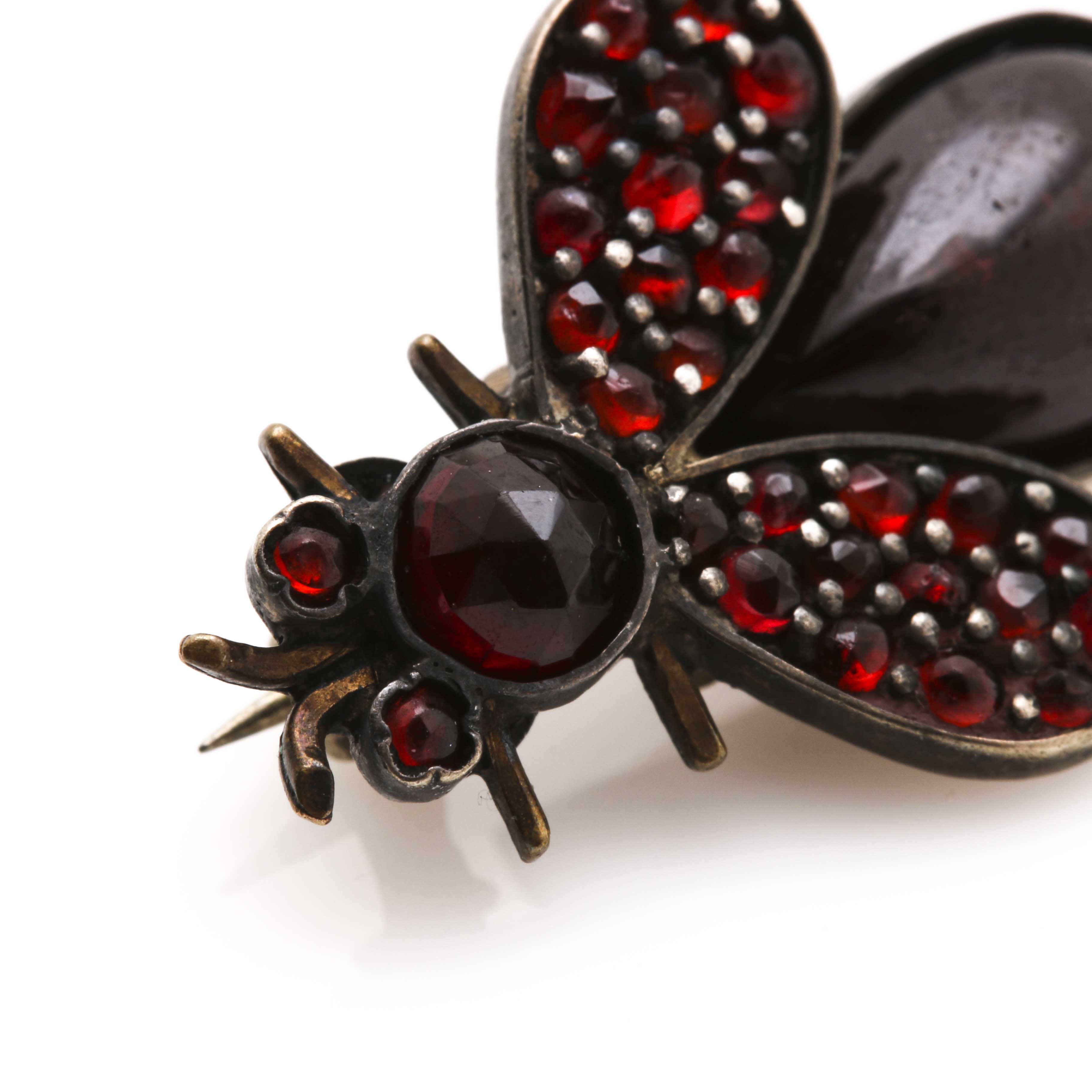 Sterling Silver Peacock Brooch and Costume Fly Pin