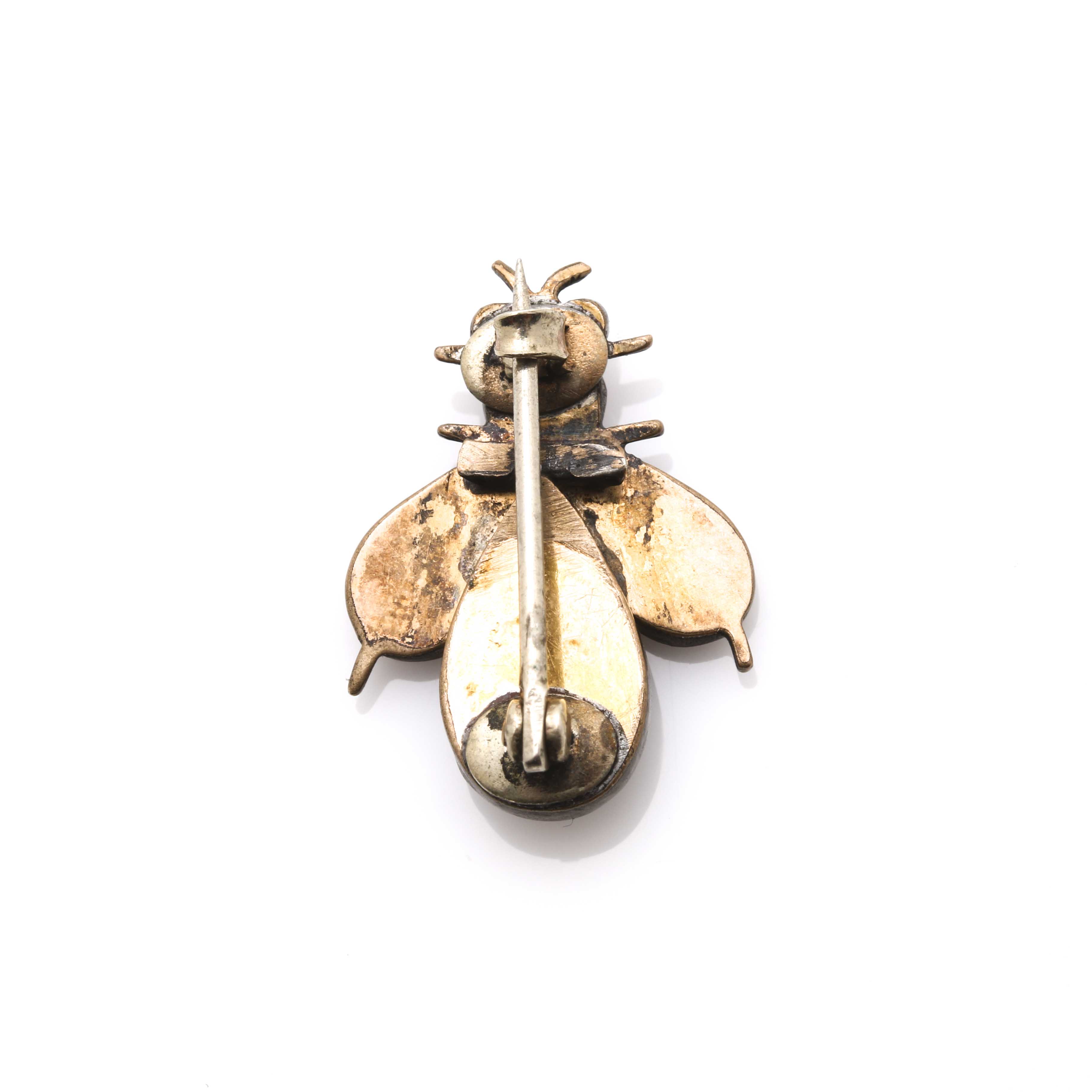 Sterling Silver Peacock Brooch and Costume Fly Pin