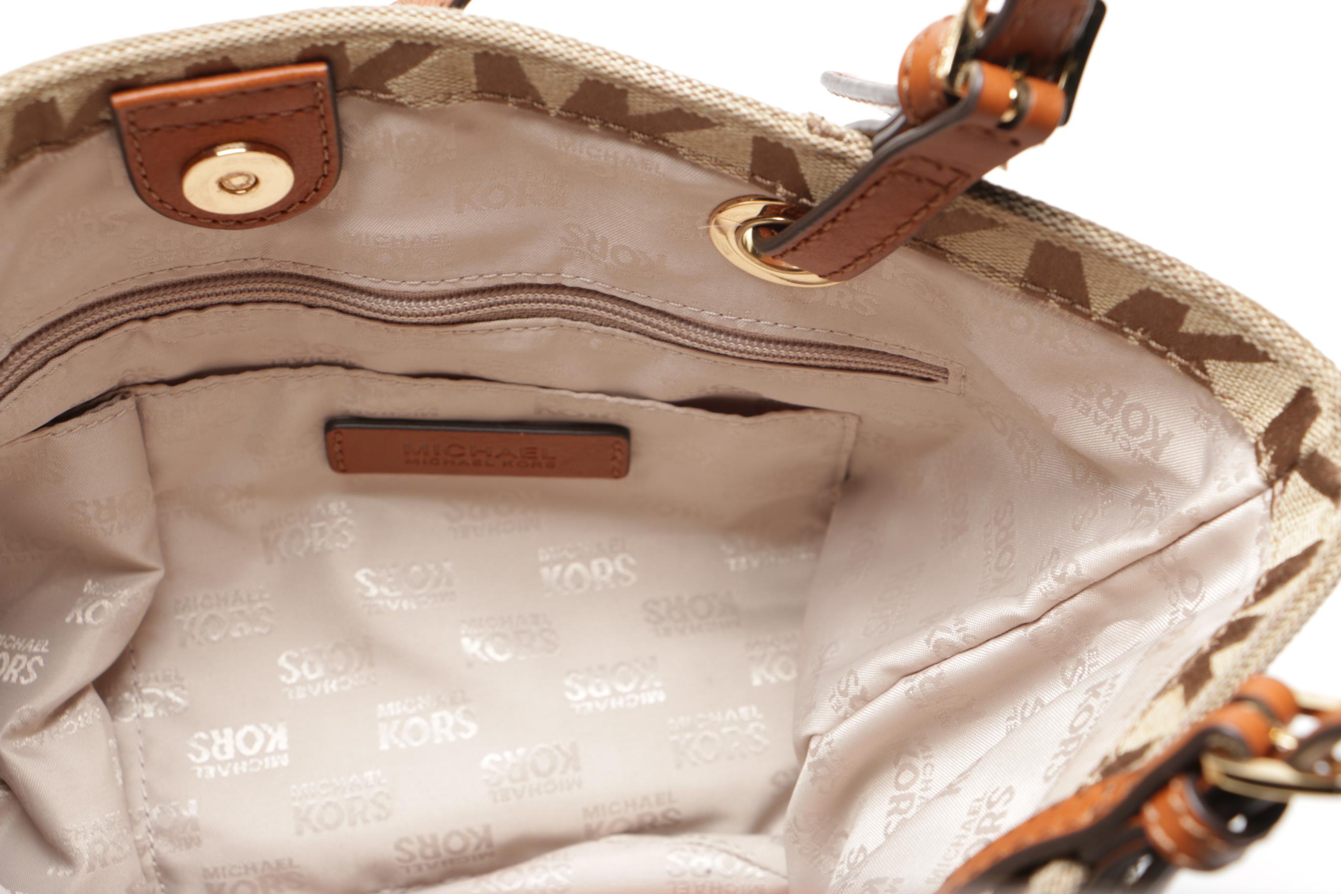 Michael Kors Monogram Jet Set Tote