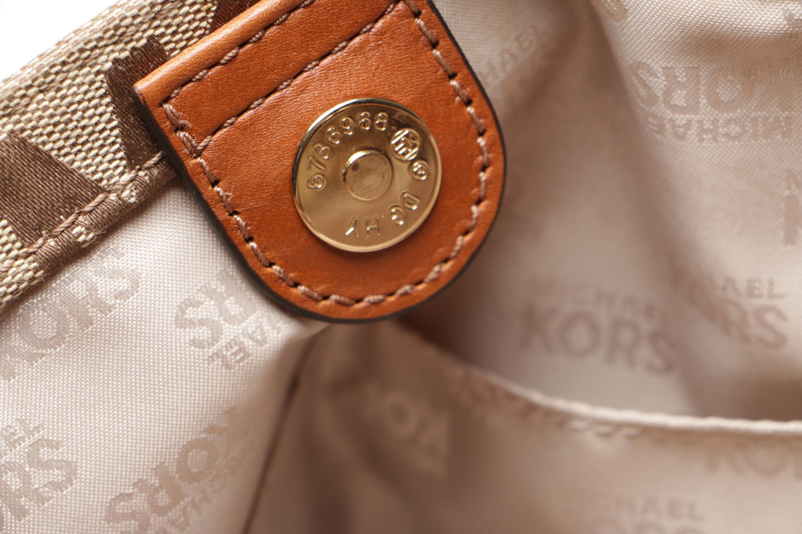 Michael Kors Monogram Jet Set Tote