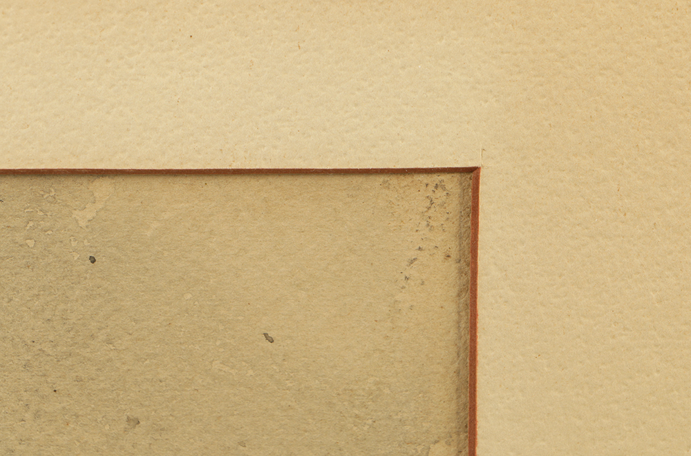 Bertram Goodman Watercolor with Carved Wood and Gilt Frame