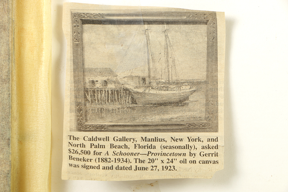 Bertram Goodman Watercolor with Carved Wood and Gilt Frame