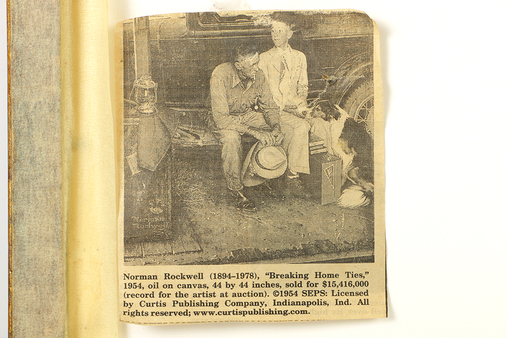 Bertram Goodman Watercolor with Carved Wood and Gilt Frame