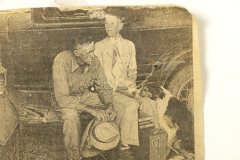 Bertram Goodman Watercolor with Carved Wood and Gilt Frame