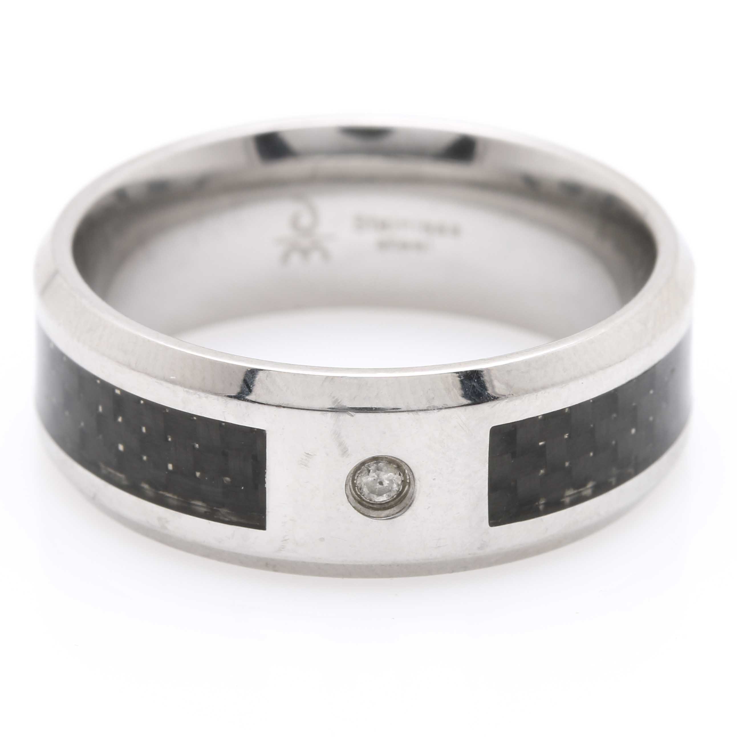 Stainless Steel Men's Bracelet and Ring