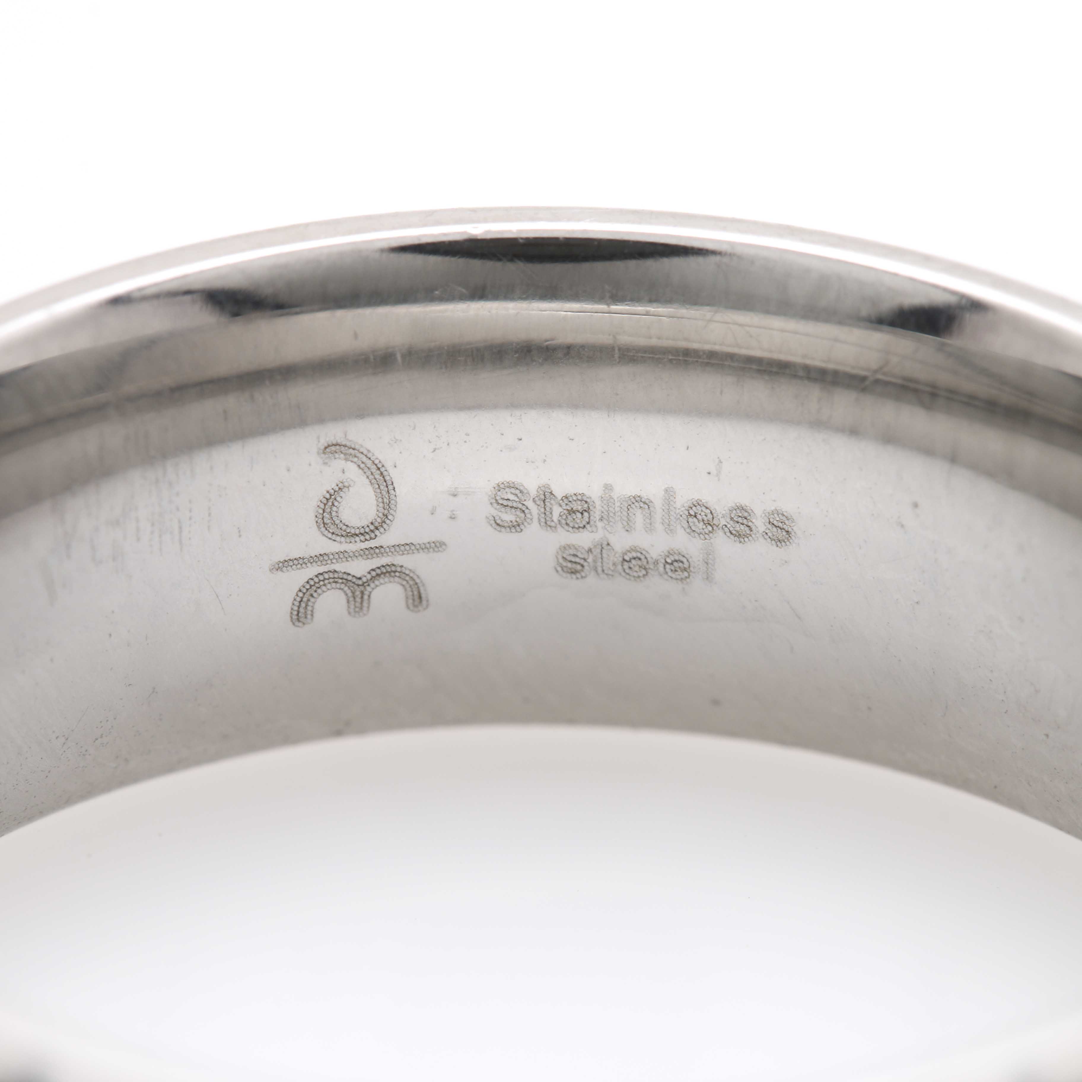 Stainless Steel Men's Bracelet and Ring