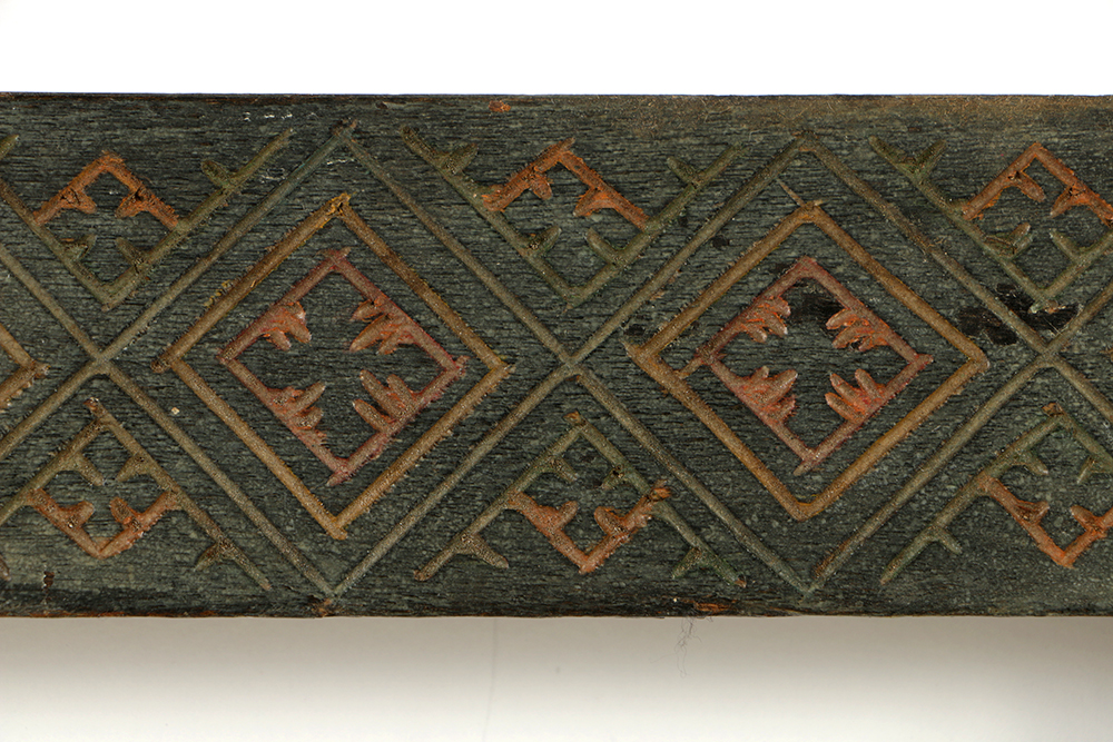 19th-Century Incised Folk Art Frame
