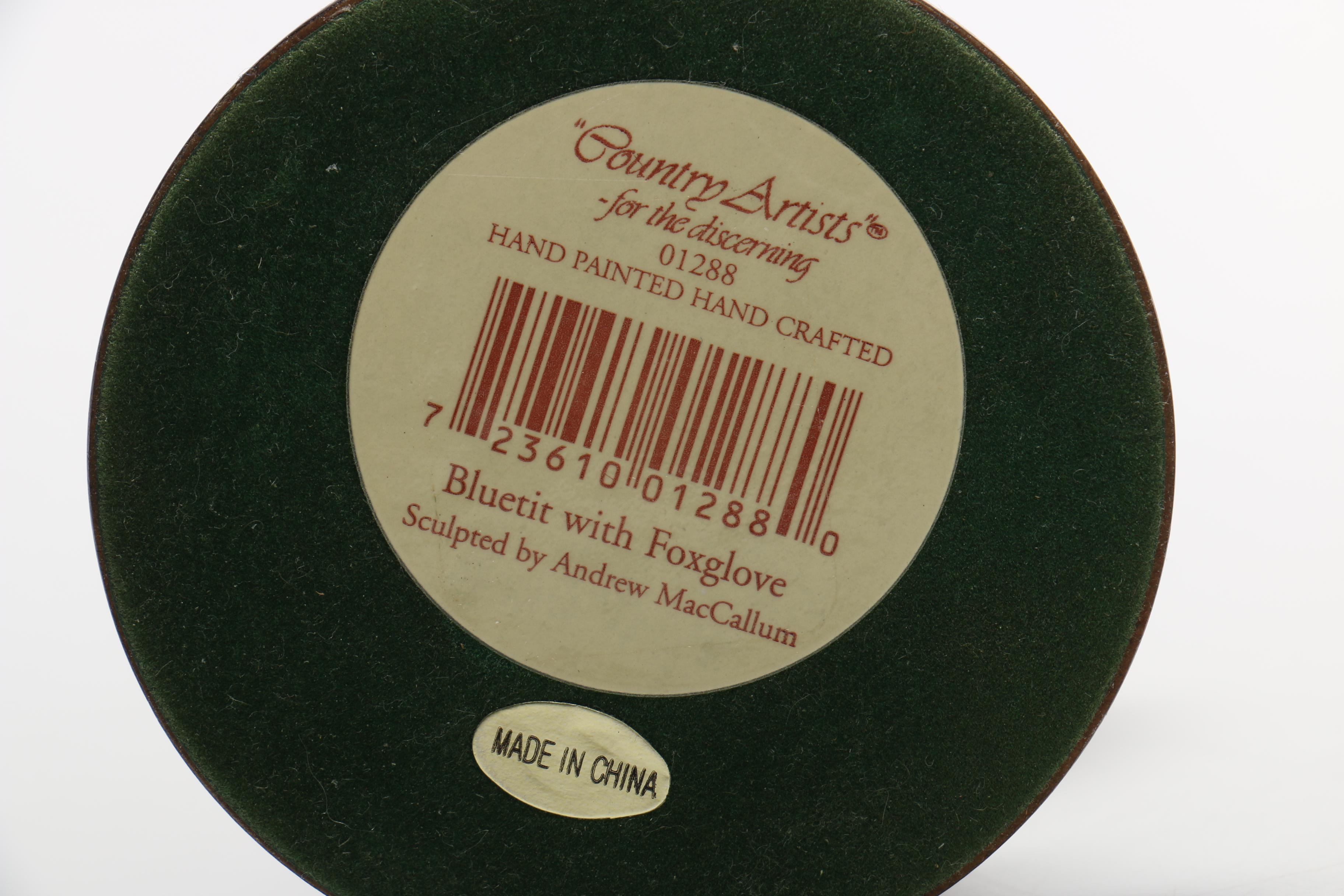 Collection of "Country Artists" Bird Figurines