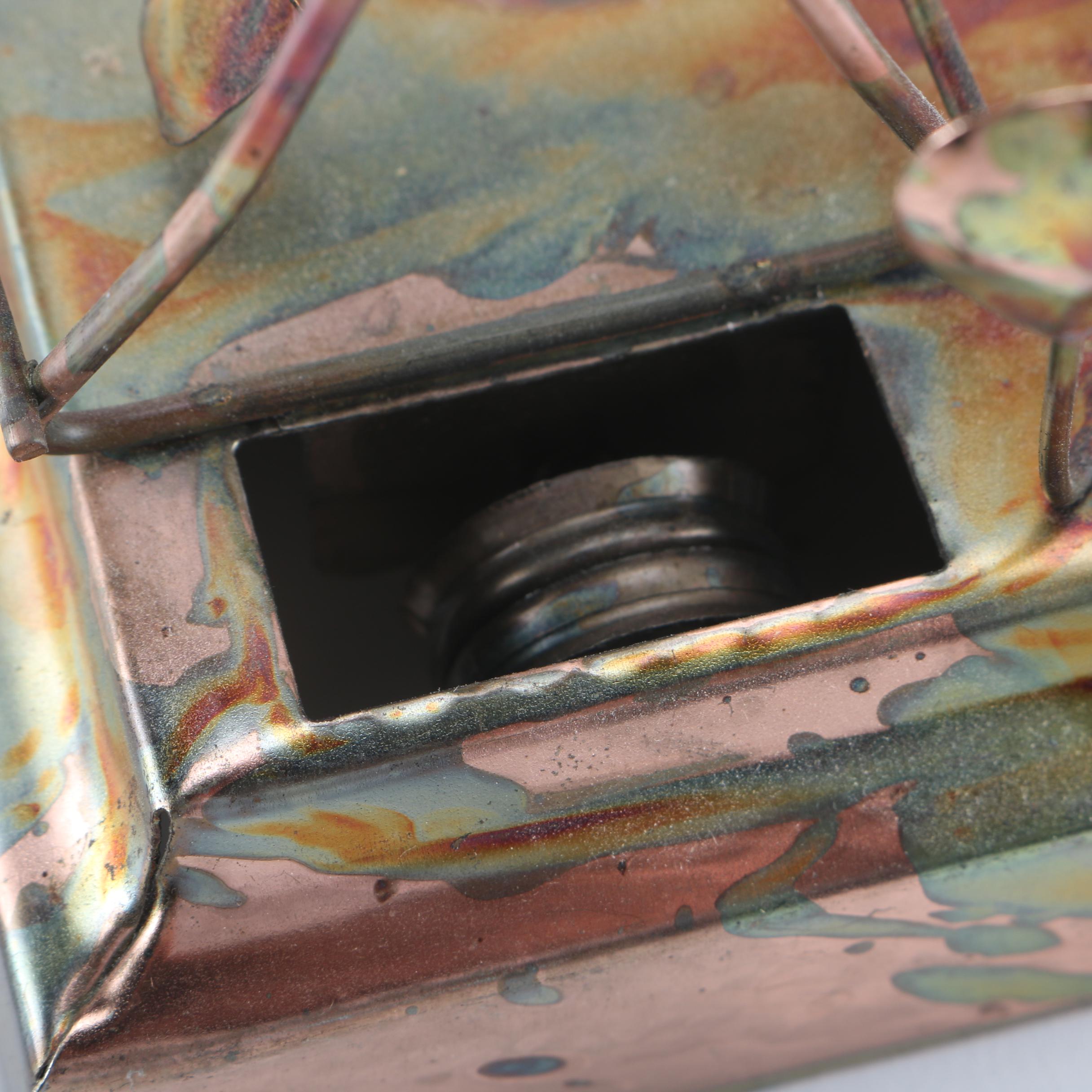 Molded Brass Carnival-Themed Music Box