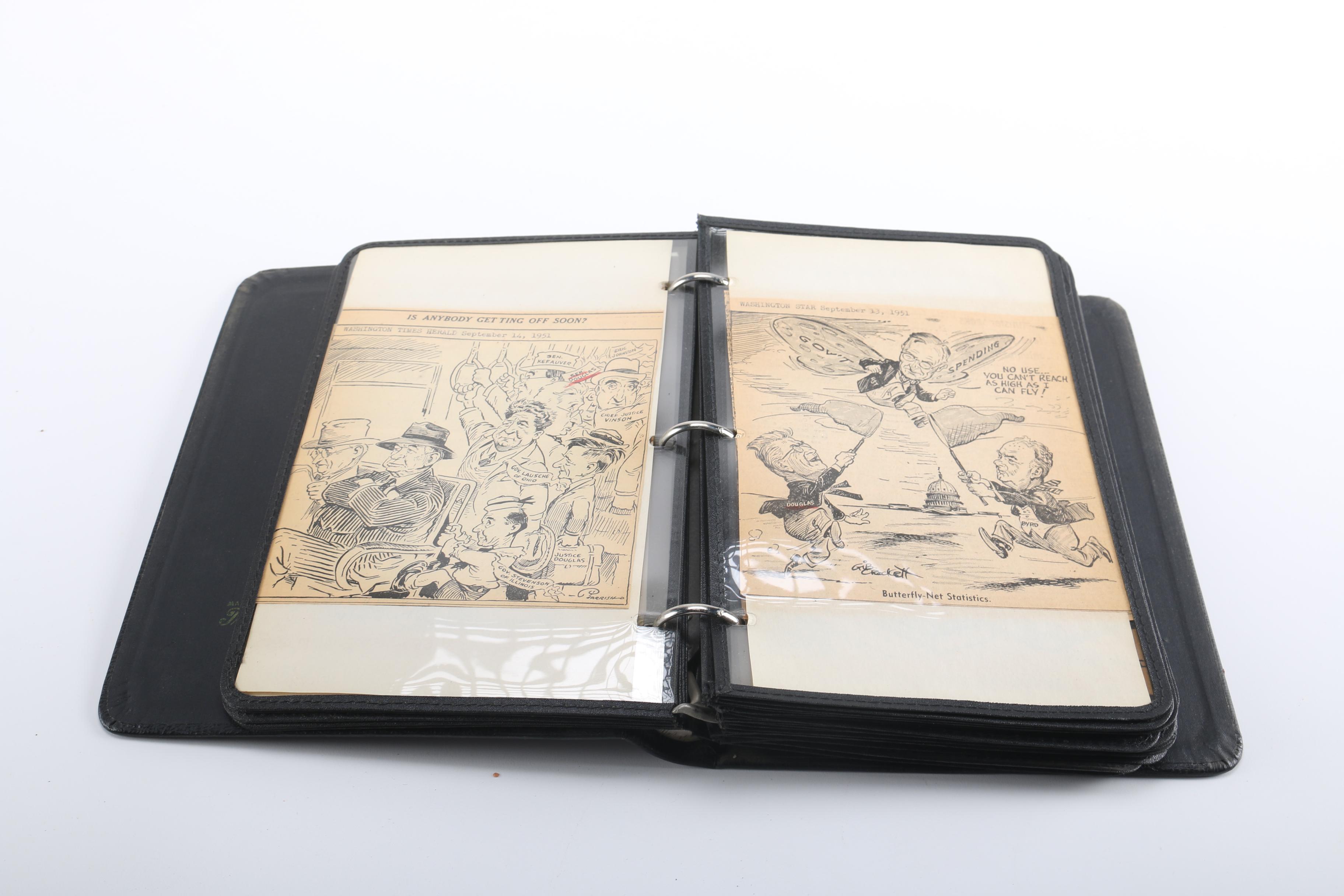 Collection of 1950s Political Cartoons