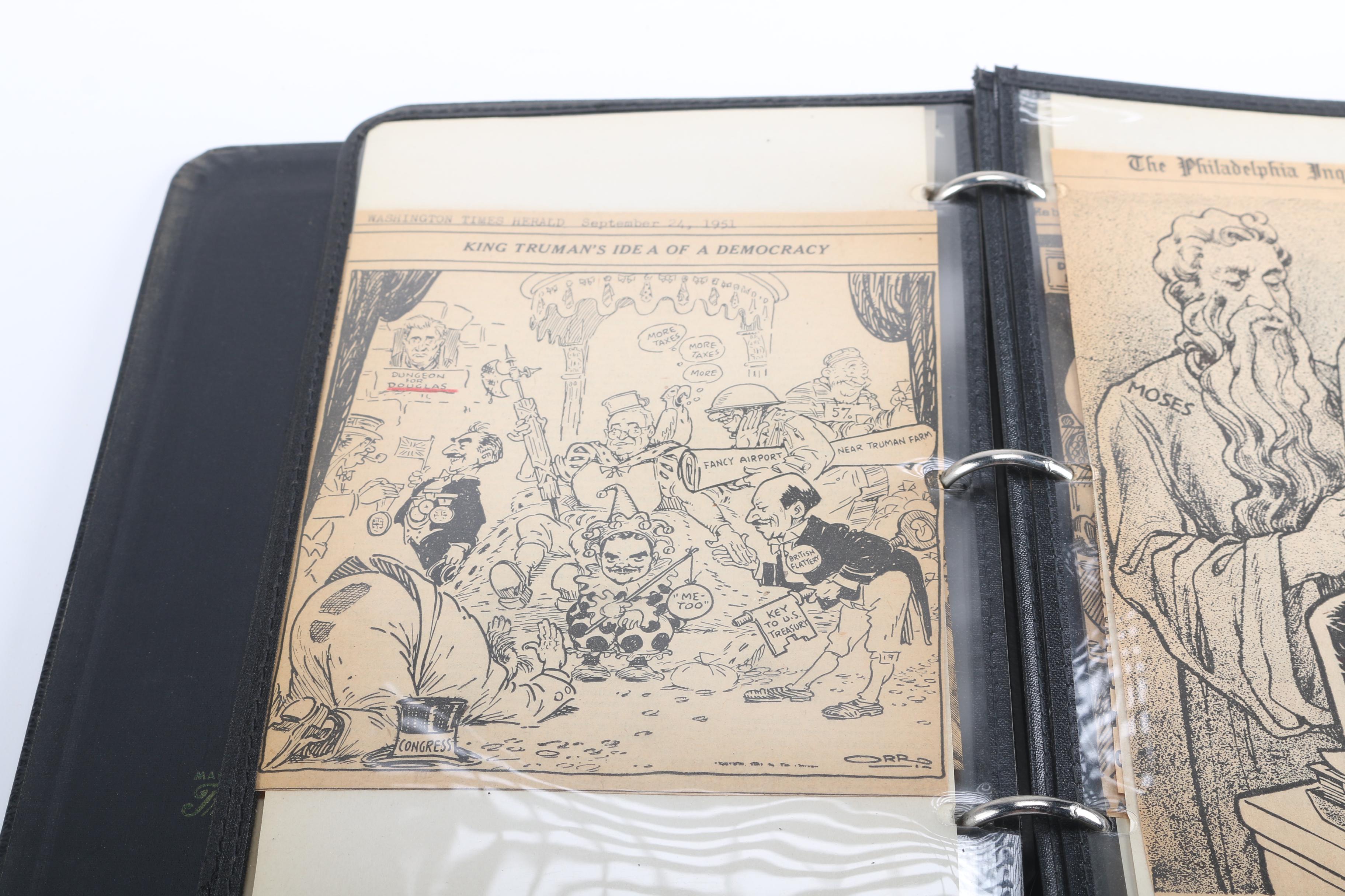 Collection of 1950s Political Cartoons