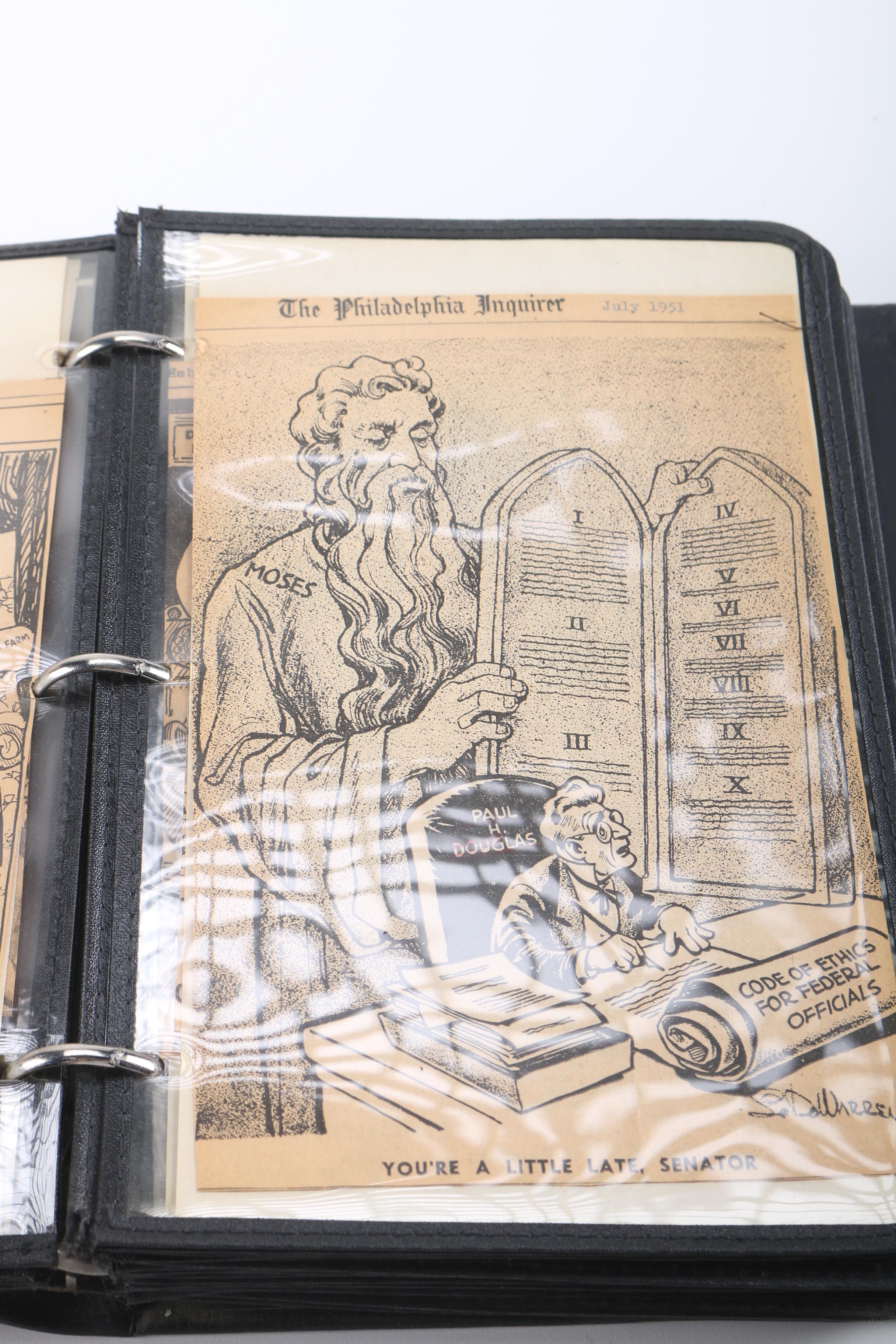 Collection of 1950s Political Cartoons