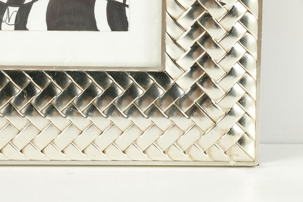 Judith Lamb Ink Drawing on Paper Op Art Style