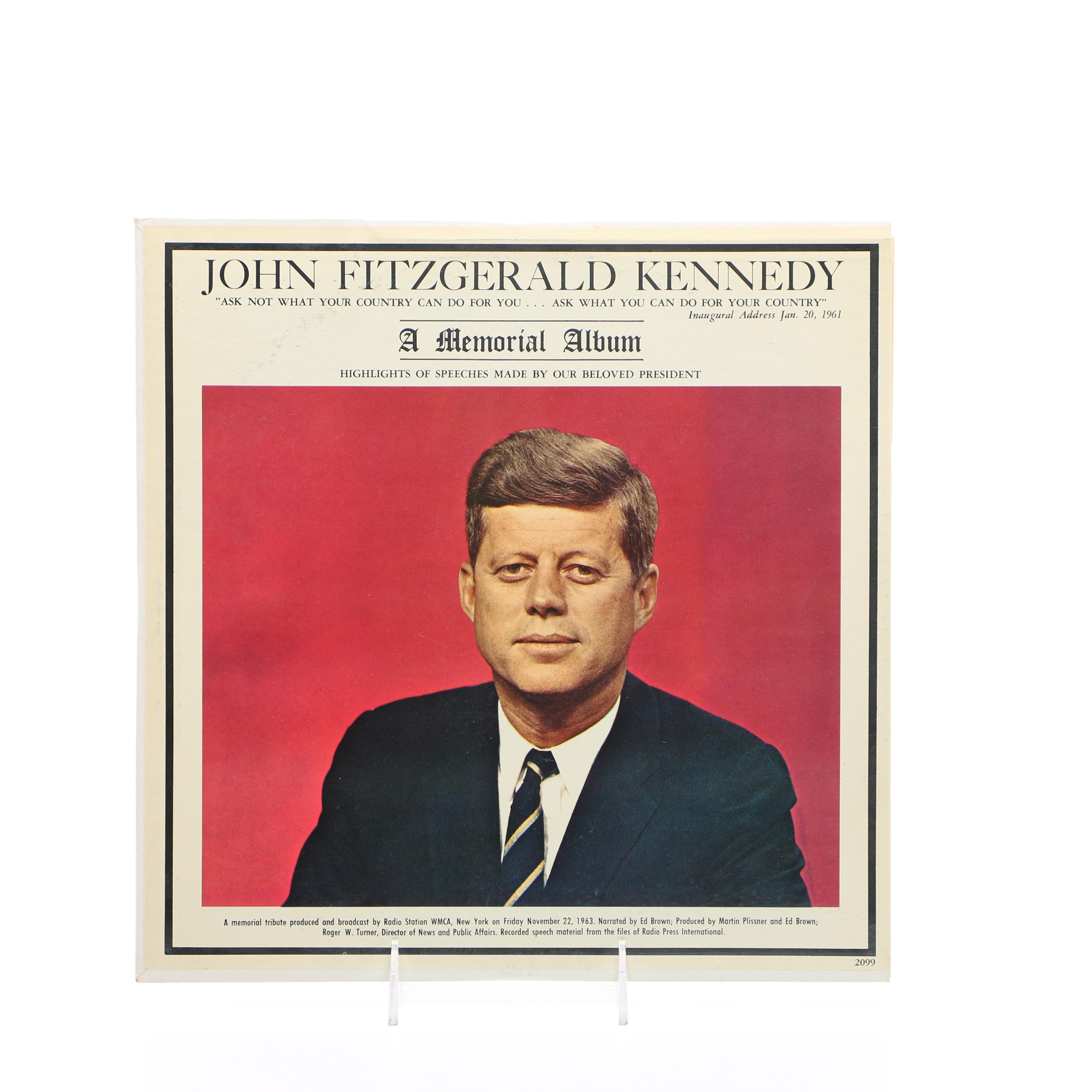 Vintage JFK Memorial Album