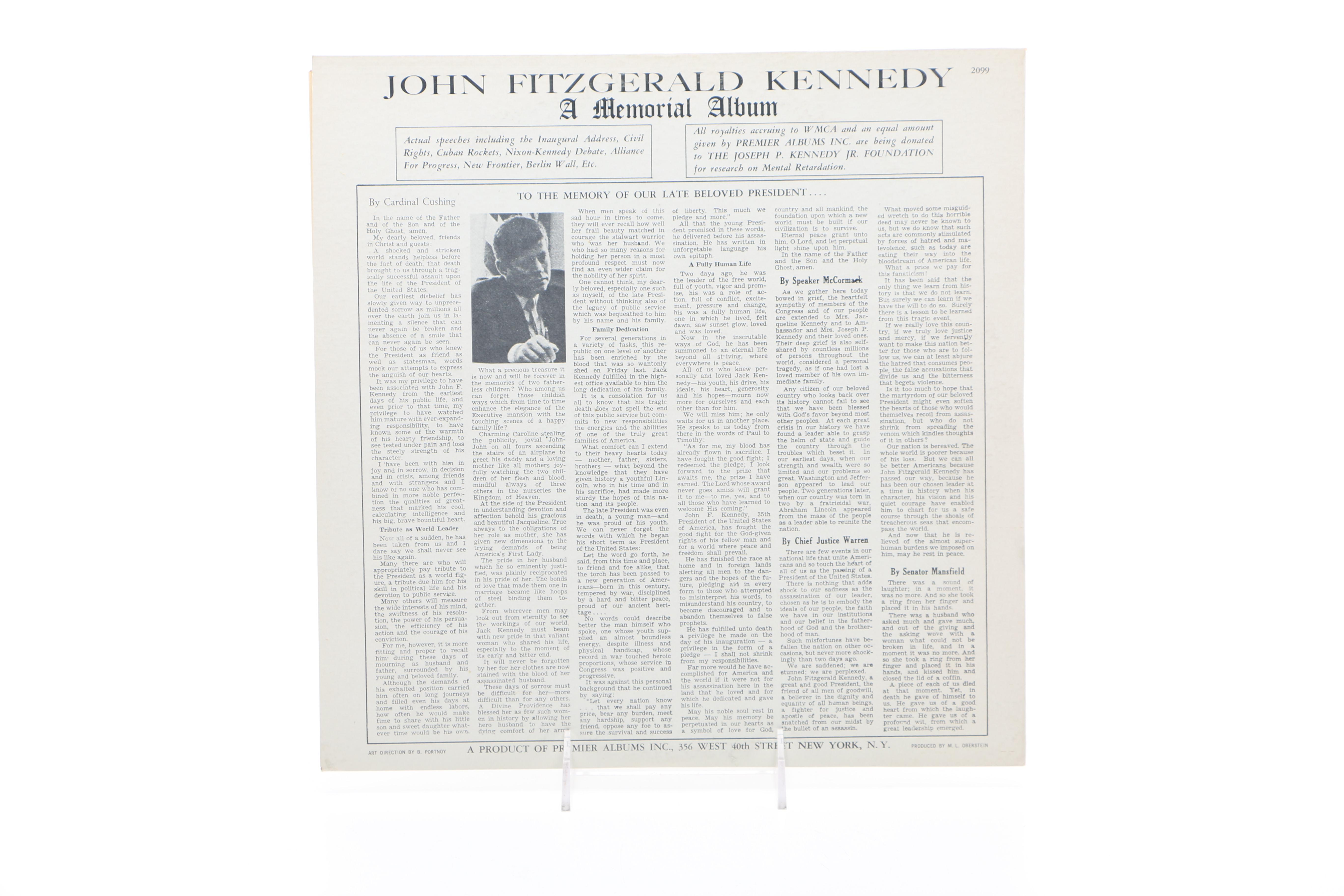 Vintage JFK Memorial Album