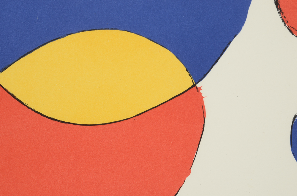 Alexander Calder 1973 Signed Limited Edition Hand-Pulled Lithograph "Albi"