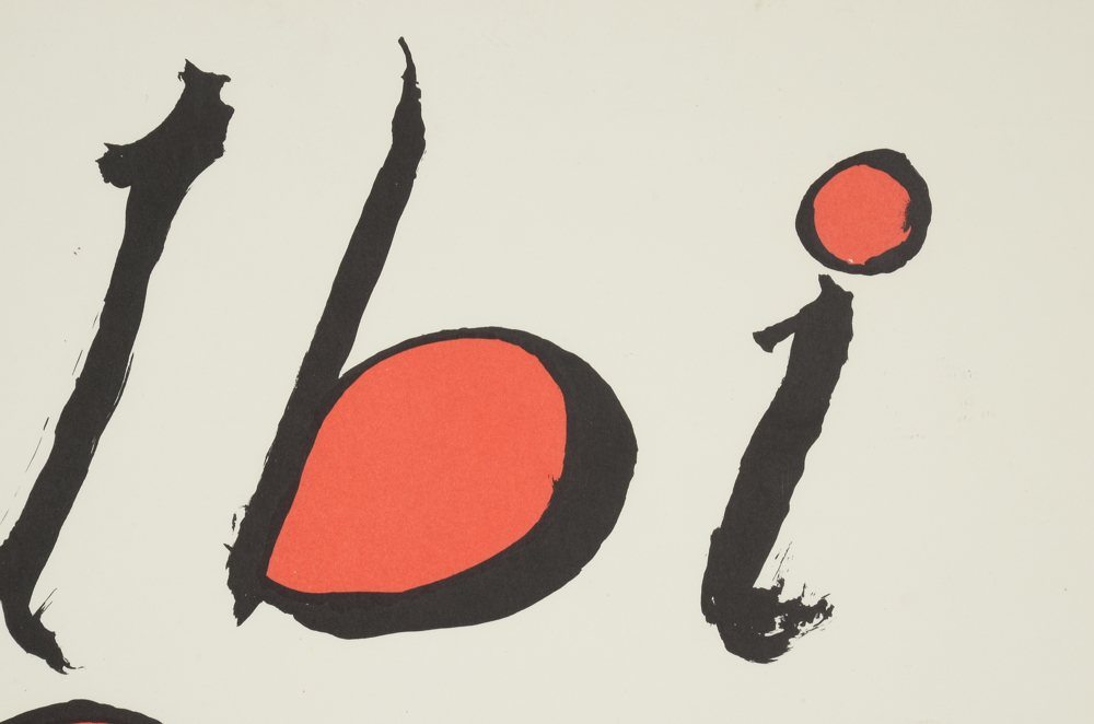 Alexander Calder 1973 Signed Limited Edition Hand-Pulled Lithograph "Albi"