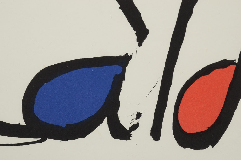 Alexander Calder 1973 Signed Limited Edition Hand-Pulled Lithograph "Albi"