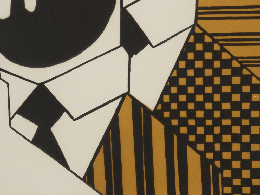 Yannis Gaitis Signed Limited Edition 1973 Hand-Pulled Color Lithograph "Rejection"