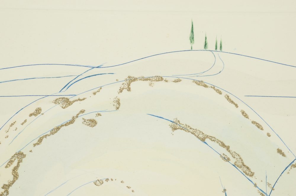 Salvador Dalí Signed Artist's Proof Etching with Gold Dust "Behold, Thou Art Fair"