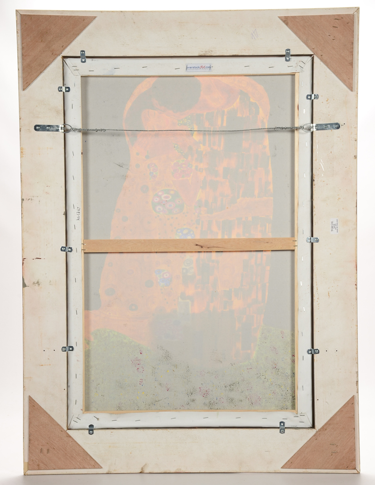 Oil Copy Painting on Canvas After Gustav Klimt's "The Kiss"