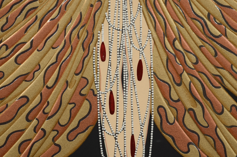 Erté Signed Limited Edition 1986 Embossed Serigraph "Enchantress"