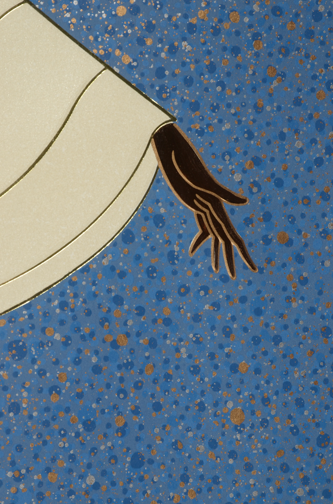 Erté Signed Limited Edition Serigraph "Tanagra (Blue)"