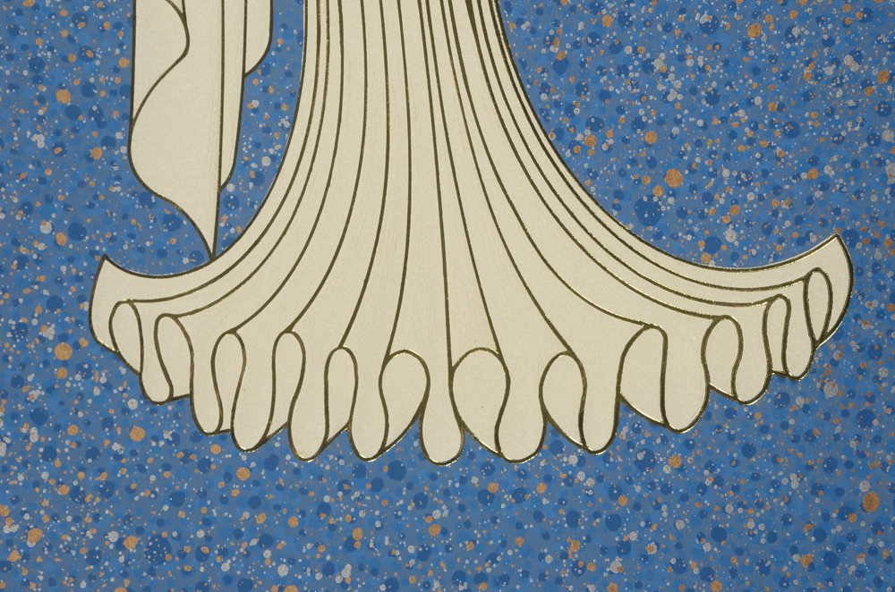 Erté Signed Limited Edition Serigraph "Tanagra (Blue)"