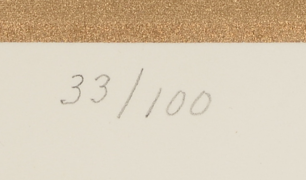 Erté Signed Limited Edition Serigraph "Tanagra (Blue)"